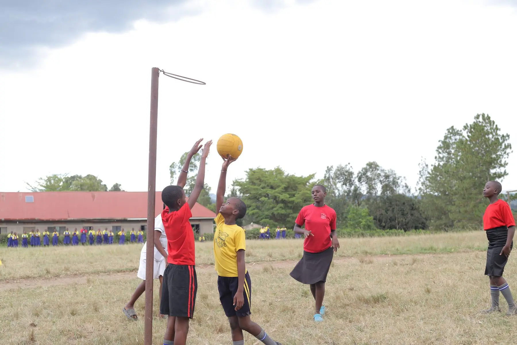 Netball team activity